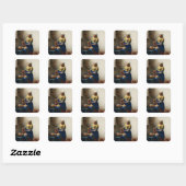 Vermeer Stickers Milkmaid (Feuille)