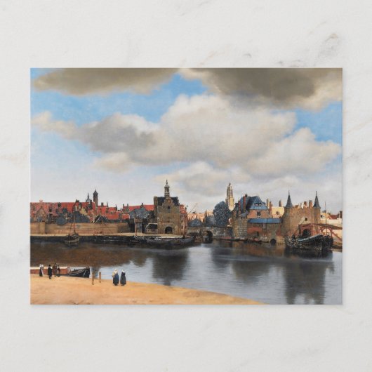 Vermeer - Uitzicht van Delft | stadsgezicht Briefkaart (Voorkant)