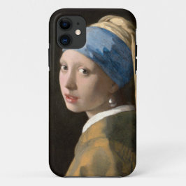 Vermeer's Meisje met een parelaar iPhone 11 Hoesje