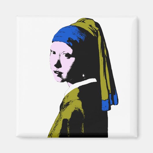 Vermeer's parelaarsala magneet (Voorkant)