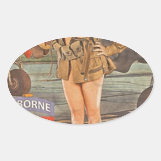 Vermeld in de 82e luchthaven ovale sticker (Voorkant)