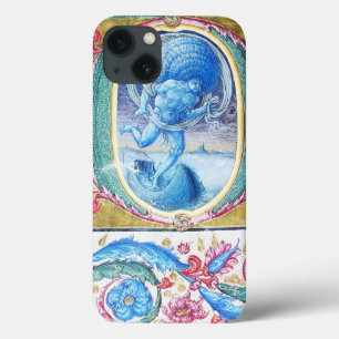 VERMELDING VAN ANTIEK WINDMINIATUURMONOGRAM iPhone 13 HOESJE