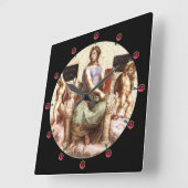 VERMELDING VAN DE FILOSOFIE VIERKANTE KLOK (Hoek)