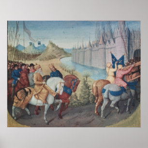Vermelding van Louis VII King of France en Conrad Poster