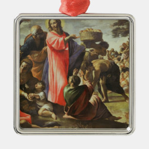 Vermenigvuldiging van de groeven en de visserij metalen ornament