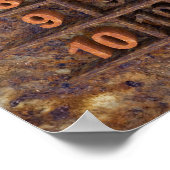 Vermenigvuldigingsfactor / Tijdetabel Poster (Hoek)