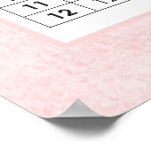 Vermenigvuldigingstabellen Poster (Hoek)