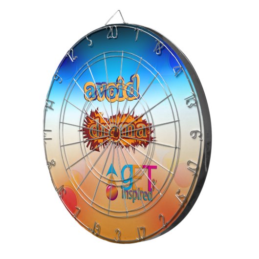 Vermijd Drama Dartbord (Voorkant Rechts)