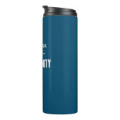 Vermijd risico's zonder kans thermosbeker (Geroteerd rechts)