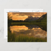 Vermilion Lakes Sunset Briefkaart (Voorkant / Achterkant)