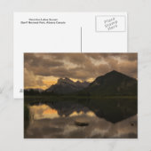 Vermilion Lakes Sunset Briefkaart (Voorkant / Achterkant)
