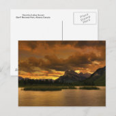 Vermilion Lakes Sunset Briefkaart (Voorkant / Achterkant)