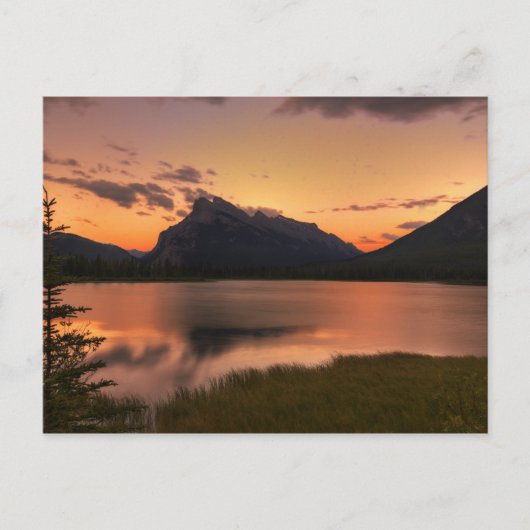 Vermilion Lakes Sunset Briefkaart (Voorkant)