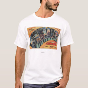 Vermilion, Ohio - Grote letterscènes T-shirt
