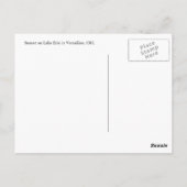 Vermilion Sunset 062907 Briefkaart (Achterkant)