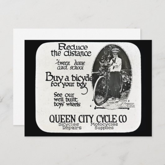 Verminder de afstanden 'tween Thuis en School' Briefkaart (Voorkant / Achterkant)