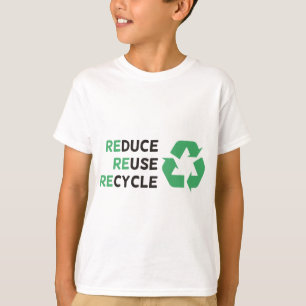 Verminder, hergebruik, Recyclen Producten & Design T-shirt