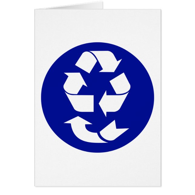 Verminder hergebruik Recyclen Recover Symbool (4 R (Voorkant)