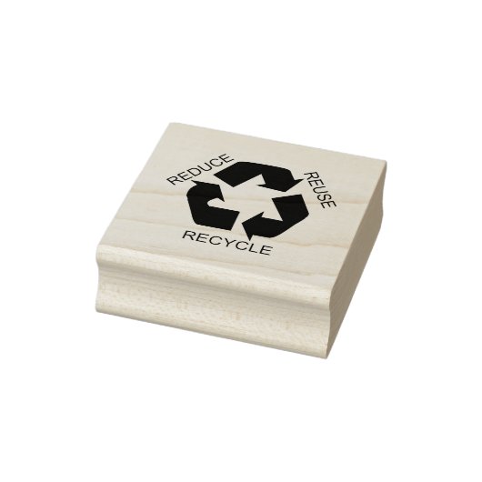 Verminder, hergebruik, Recyclen Rubberstempel (Stempel)