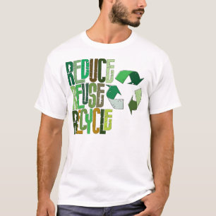 Verminder hergebruik Recyclen T-shirt