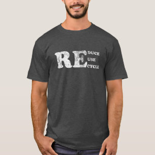 Verminder hergebruik Recyclen T-shirt