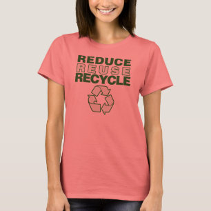 Verminder hergebruik Recyclen T-shirt