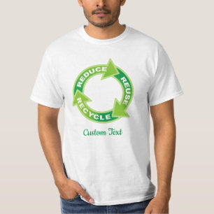 Verminder hergebruik Recyclen T-Shirt