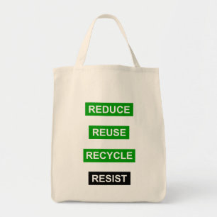 Verminder hergebruik Recyclen Tas weerstaan