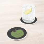 Verminder milieuvriendelijk voedselverspilling rec zandsteen onderzetter (Zijkant)