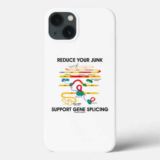 Verminder uw junk support gen splicing Case-Mate iPhone case (Achterkant)