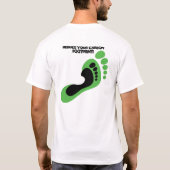 Verminder uw T-shirt met koolstofvoetafdruk (Achterkant)