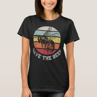 Verminderde grafische bijenliefhebbers voor bijent t-shirt