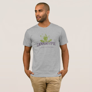 Verminderde Mannen Cannatopia Rook Logo T-shirt