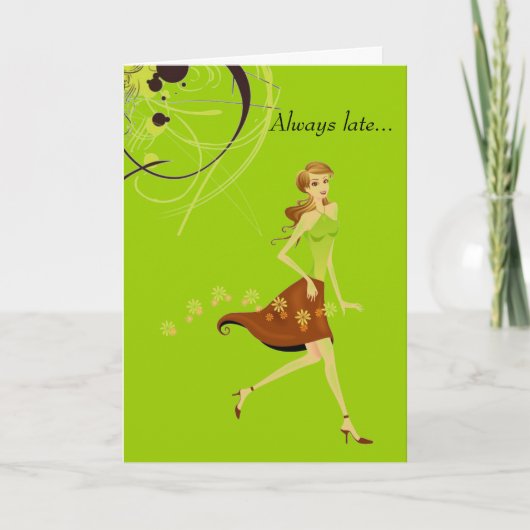 Verminderde verjaardag kaart (Voorkant)