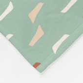 Vermiste boten - Licht blauwgroen Fleece Deken (Hoek)