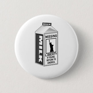 Vermiste Liberty Milk Carton Ronde Button 5,7 Cm
