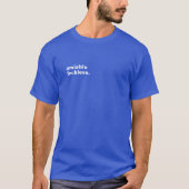 Vermoedelijke, onschatbare, luie, schoonzoon-in-we t-shirt (Voorkant)