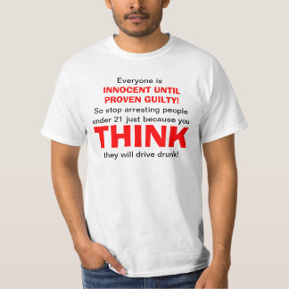 Vermoeden van onschuld t-shirt