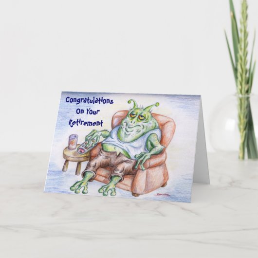 Vermoeid en Teruggetrokken Kaart (Voorkant)