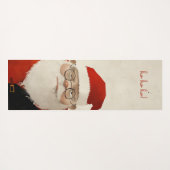 Vermoeide kerstman yogamat (Achterkant (horizontaal))