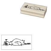 Vermoeide kip stempel (Gestempeld)