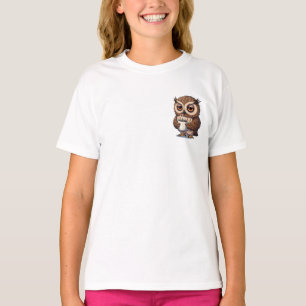 Vermoeide Koffie Uil Kinderen T-shirt
