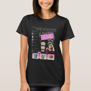 Vermoeide Moeders Club Grappige Nieuwe Ouder Moede T-shirt