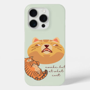Vermoeide Oranje Kat iPhone 15 Pro Case