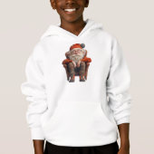 Vermoeide Santa 2 Boy's Hoodie (Voorkant)