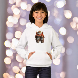 Vermoeide Santa Girl's Hoodie