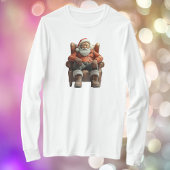 Vermoeide Santa Vrouwen T-shirt