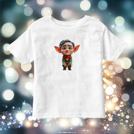 Vermoeide vader Kerst Elf Peuter T-shirt