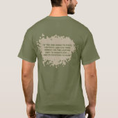 Vermoeidheid Groen STG-team T-shirt (Achterkant)