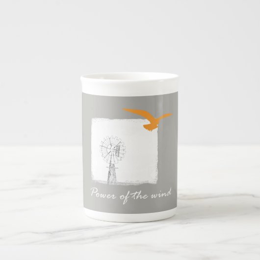 Vermogen van de wind Tall Mok (Voorkant)